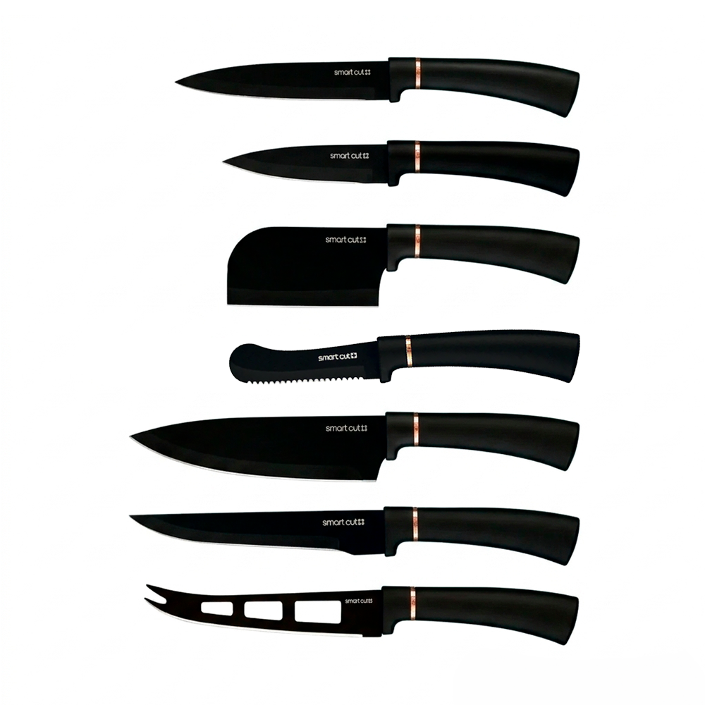 Pack Cuchillos Onix:7 Cuchillos+6 Recetarios