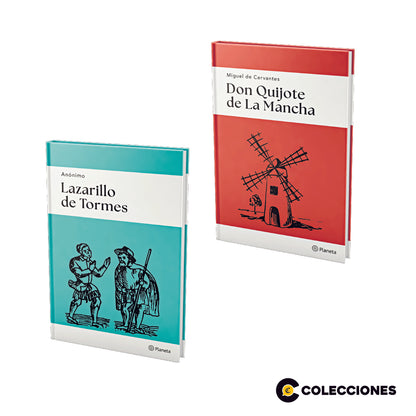 L03 - PACKx2: LAZARILLO DE TORMES / DON QUIJOTE DE LA MANCHA