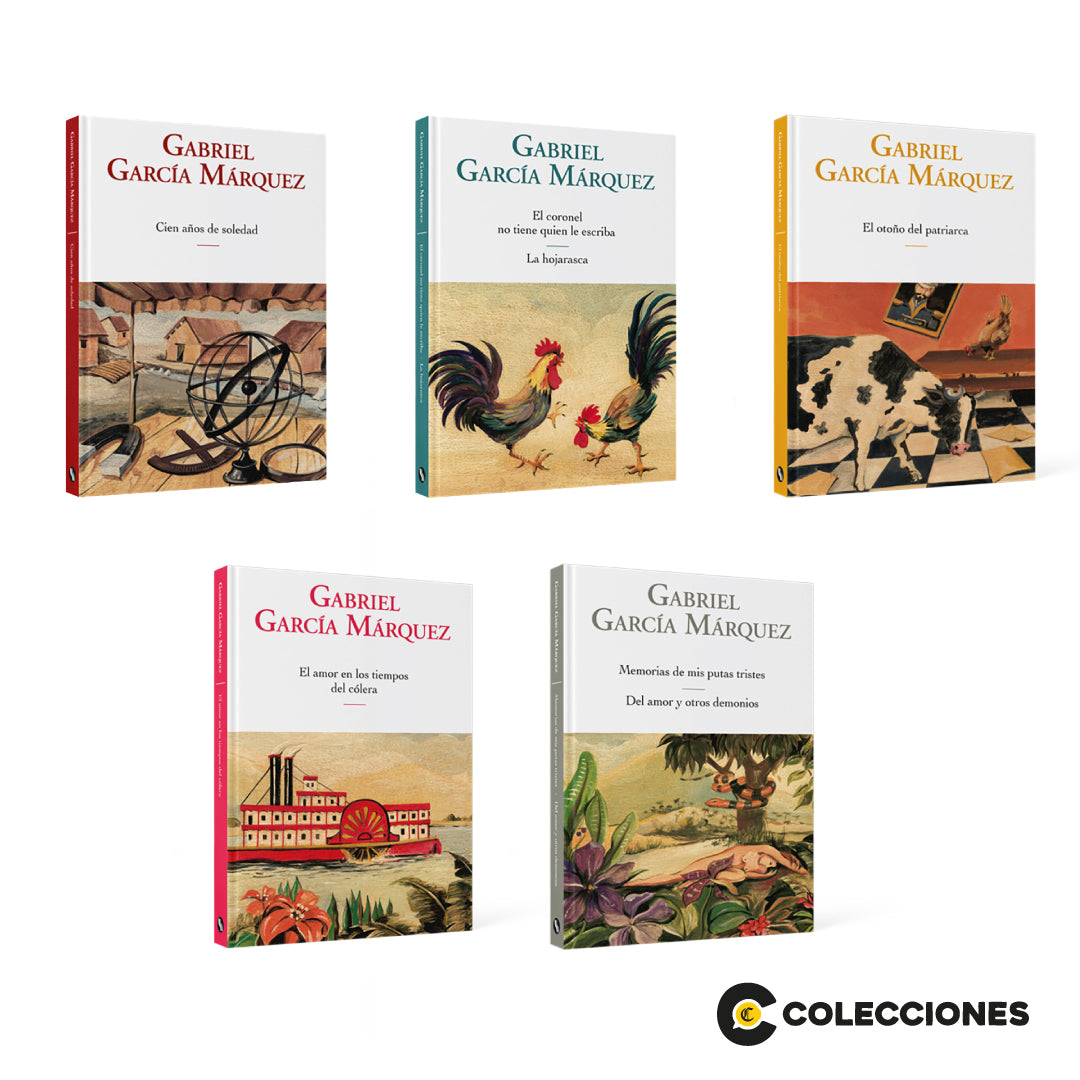 GG0 - GABRIEL GARCÍA MÁRQUEZ TOMOS DEL 01 AL 05 – coleccioneselcomercio