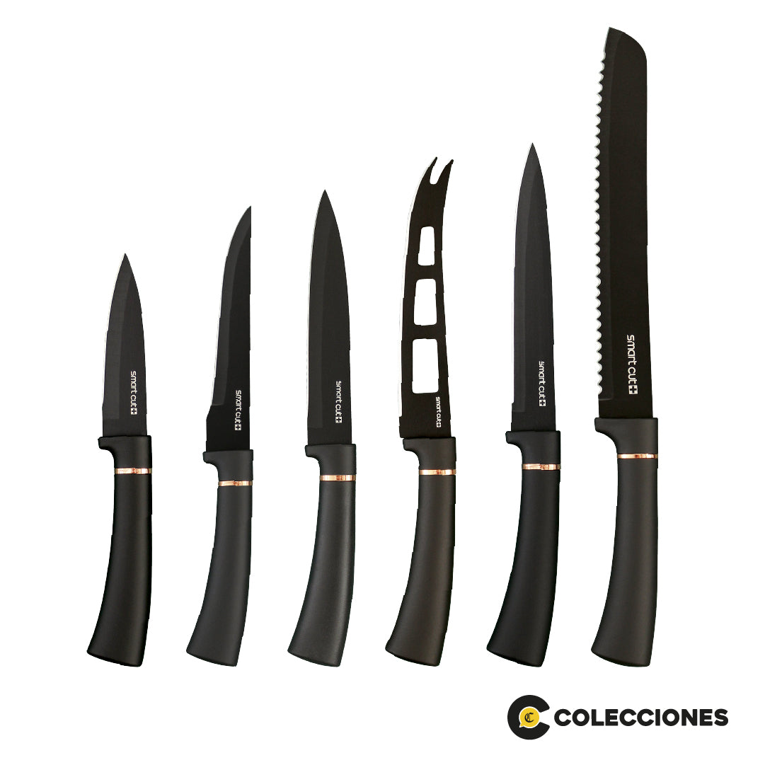 PACK x6 Cuchillos Smart Cut