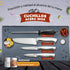 SET DE CUCHILLOS ACERO INOX