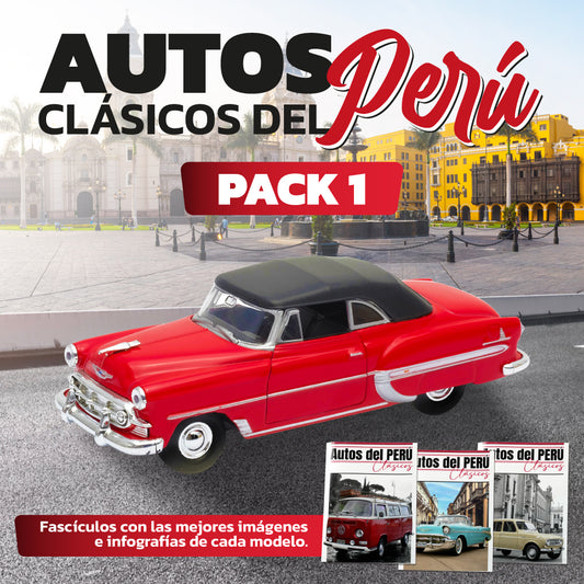 AQ - PACK1 X10 AUTOS CLÁSICOS DEL PERÚ