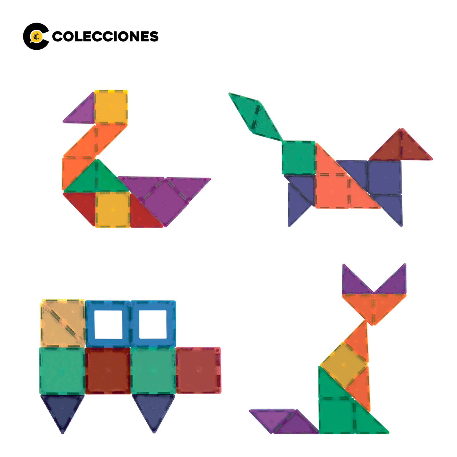 Pack 48 Piezas Magnéticas + 4 Fascículos