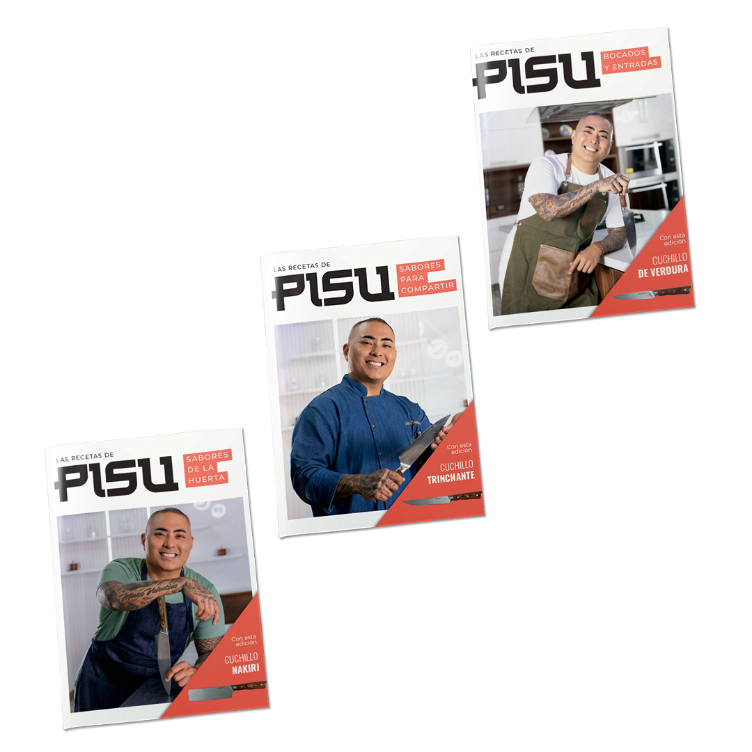 PISU CUCHILLOS - Pack Nakiri + Cuchillo de Verduras + Trinchante