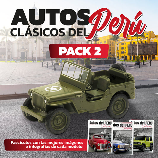 AQ - PACK2 X10 AUTOS CLÁSICOS DEL PERÚ