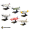 Pack 6 aviones de combate Die Cast + libro