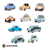 Pack 10 Micro Coches Europeos Die Cast IXO con Urna + 10 fascículos