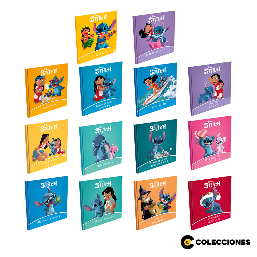 CS - PACK COMPLETO STITCH + LIBROS