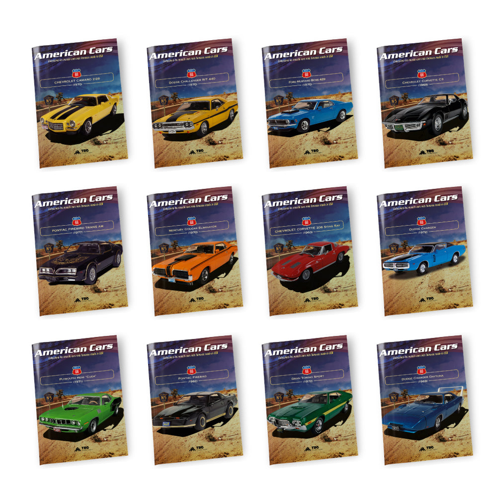 AMERICAN CARS - PACK X 12