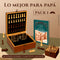 Set de Ajedrez de Madera + 2 Vasos Whisky + Libro Agatha Christie Deluxe