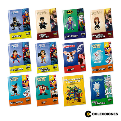 PC  12 FIGURAS DIE-CAST POP CULTURE + 12 FASCÍCULOS
