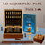Set de Ajedrez de Madera + 2 Vasos Whisky + Libro Agatha Christie Deluxe