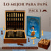 Set de Ajedrez de Madera + 2 Vasos Whisky + Libro Agatha Christie Deluxe
