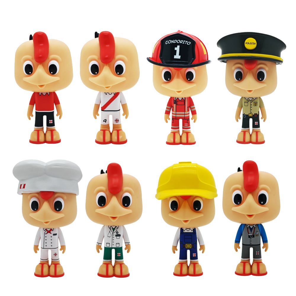 8 Figuras Coleccionables de Condorito