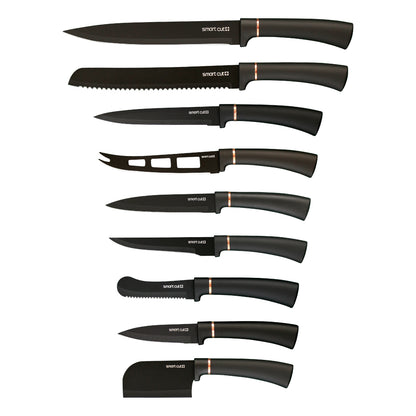 Pack Cuchillos Smart Cut: 9 Cuchillos + 8 Recetarios
