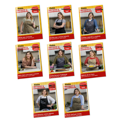 Pack Cuchillos Smart Cut: 9 Cuchillos + 8 Recetarios