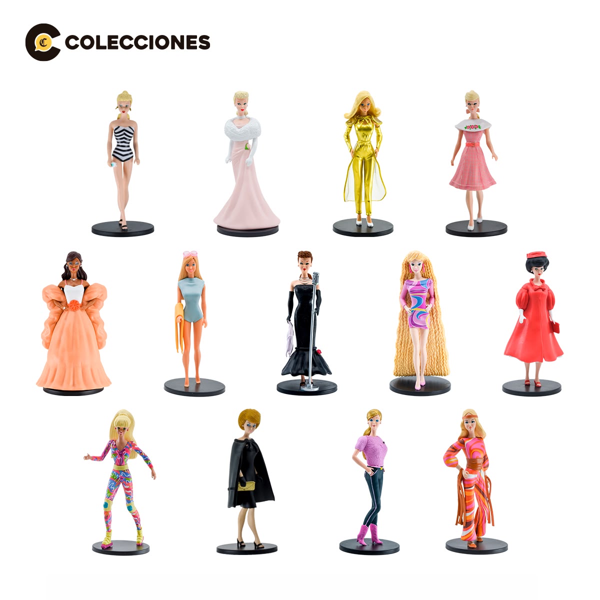 Barbie: Poder & Estilo - Colección completa (13 Barbies + 13 revistas)