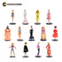 Barbie: Poder & Estilo - Colección completa (13 Barbies + 13 revistas)