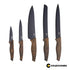 OSTER JUEGO DE 5 CUCHILLOS GODFREY + RECETARIO