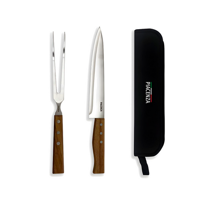 PP01 - CUCHILLO DEL CHEF + TRINCHE PARRILLERO + ESTUCHE PARRILLERO + RECETARIO