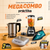 Combo Licuadora + Molinillo + Hervidor + Plancha + Sandwichera Práctika
