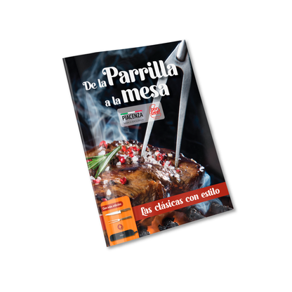 PP01 - CUCHILLO DEL CHEF + TRINCHE PARRILLERO + ESTUCHE PARRILLERO + RECETARIO
