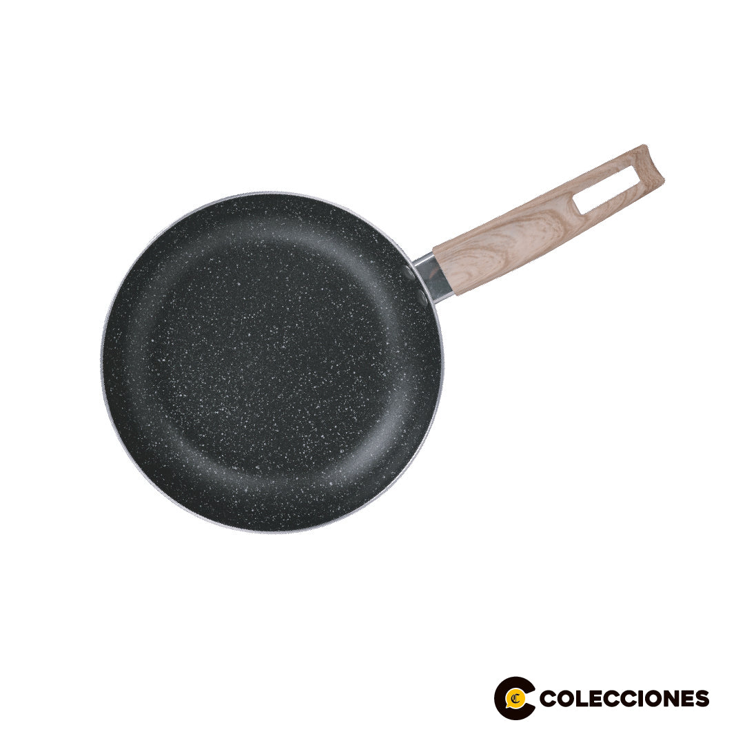 Sartén + Tapa 24 cm + 2 Recetarios