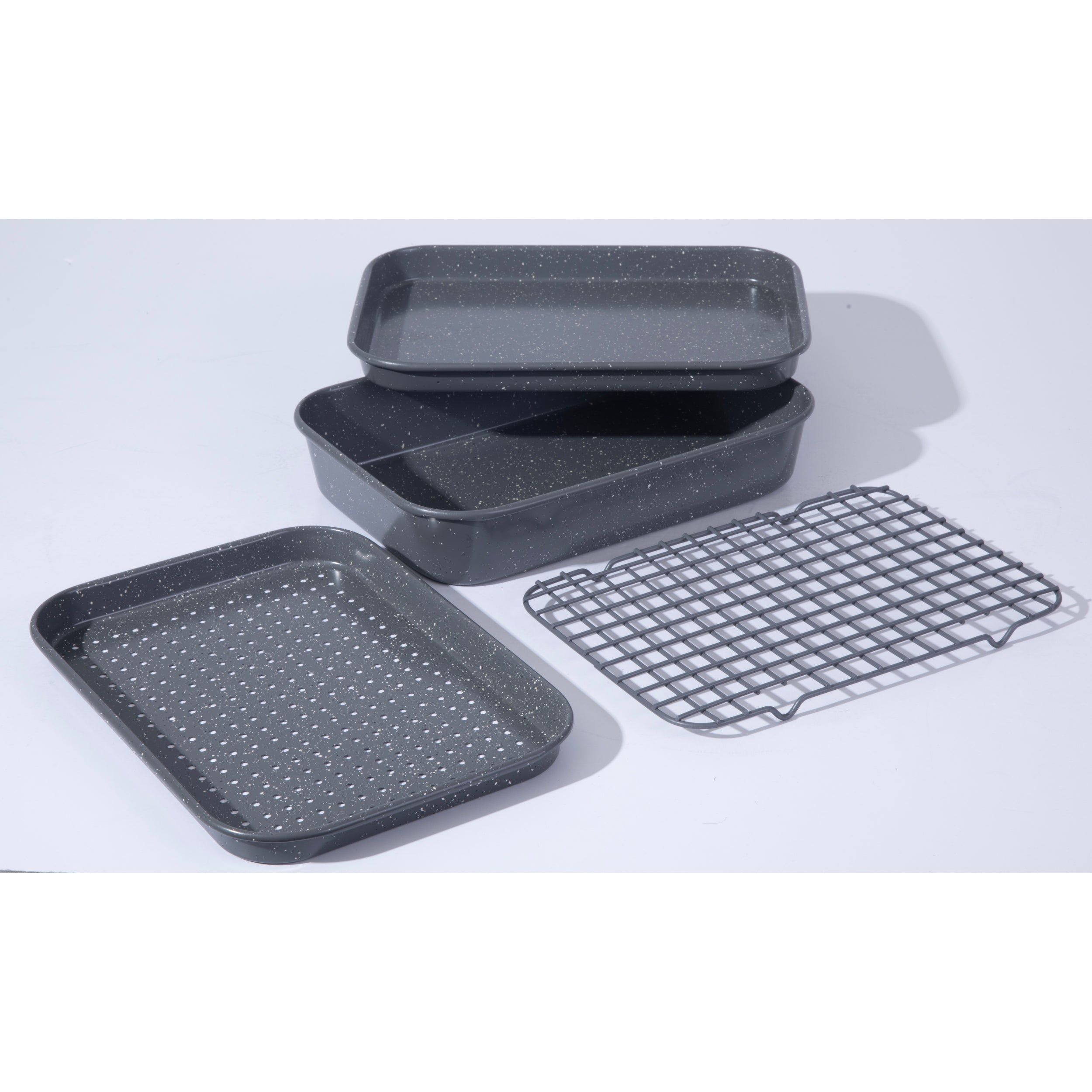 OSTER SET DE BANDEJAS PARA HORNO 4 PIEZAS + RECETARIO