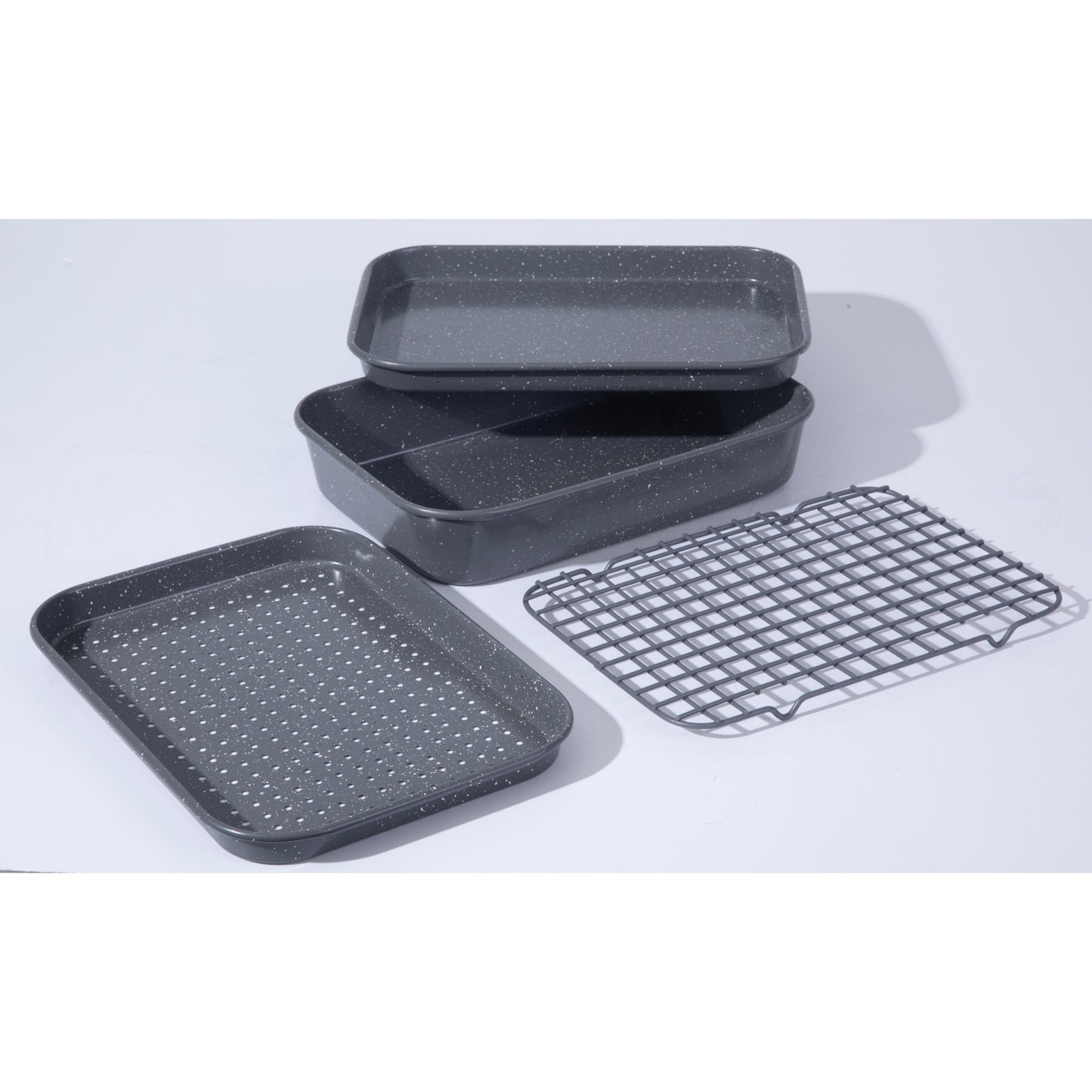 OSTER SET DE BANDEJAS HORNO 4 PIEZAS + RECETARIO