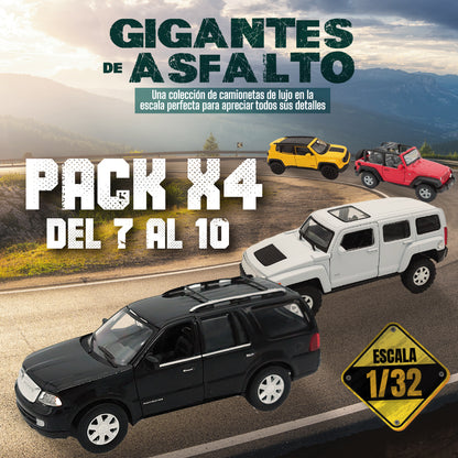 GA0 - PACK4 -  GIGANTES DE ASFALTO DEL 7 AL 10