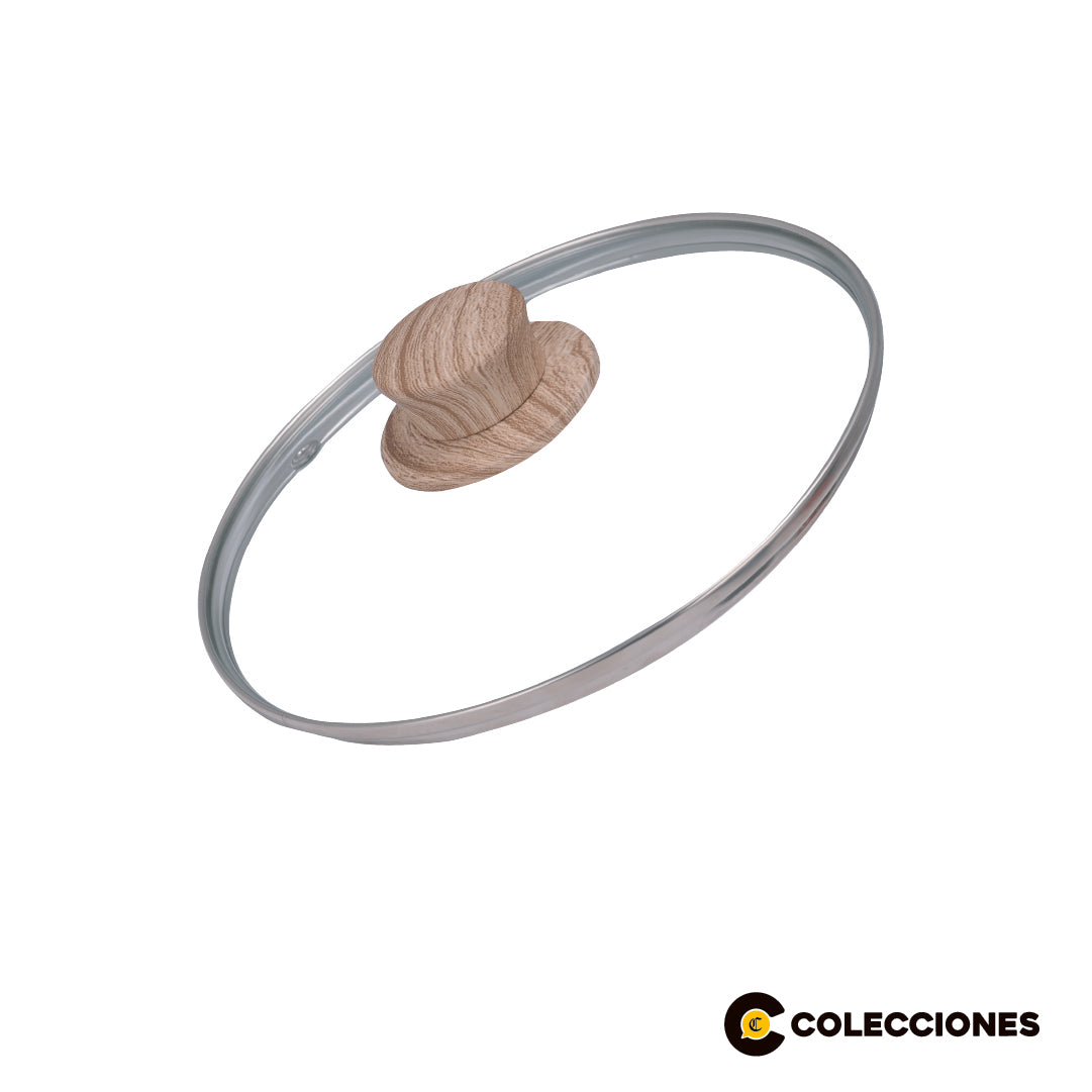 Sartén + Tapa 24 cm + 2 Recetarios