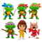 6 Tortugas Ninja FunkoMini + Libro