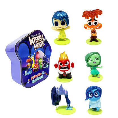 Caja Coleccionadora + 6 Figuras Intensamente + 6 Libros Tapa Dura