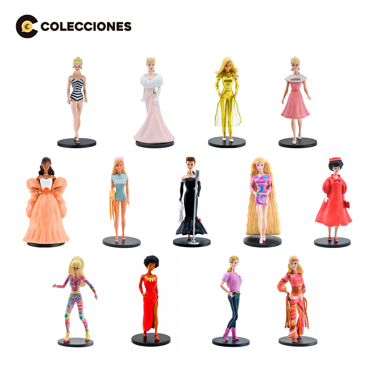 Barbie: Poder & Estilo - Colección completa (13 Barbies + 13 revistas)