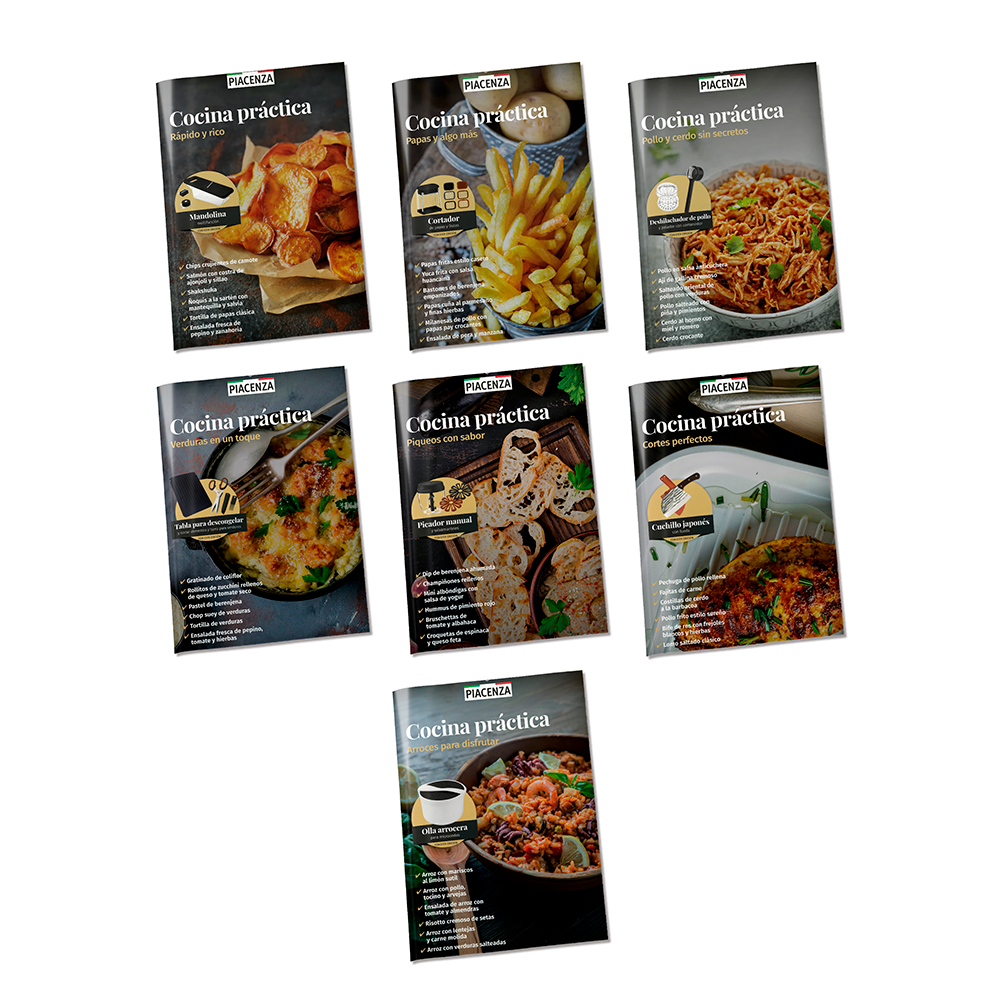 10 accesorios especiales para Cocina Piacenza + 7 Recetarios