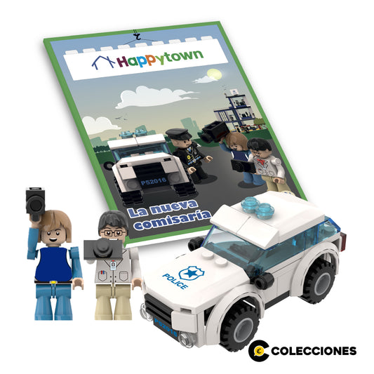 HP01 - CARRO POLICIA + REPORTEROS + FASCÍCULO (LA NUEVA COMISARÍA)